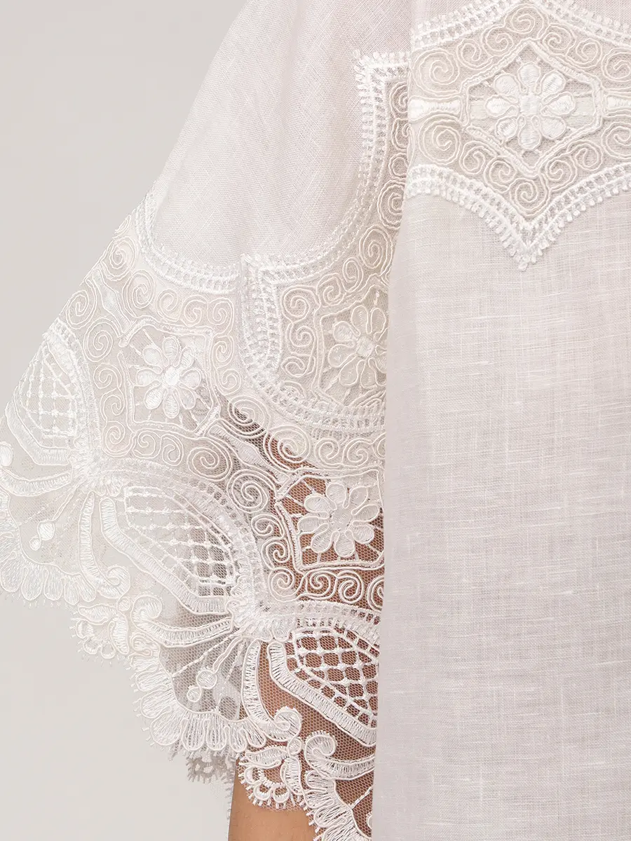 Блуза льняная