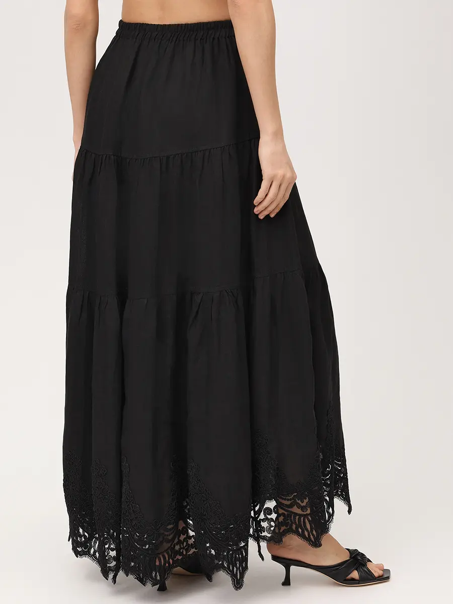 Юбка льняная