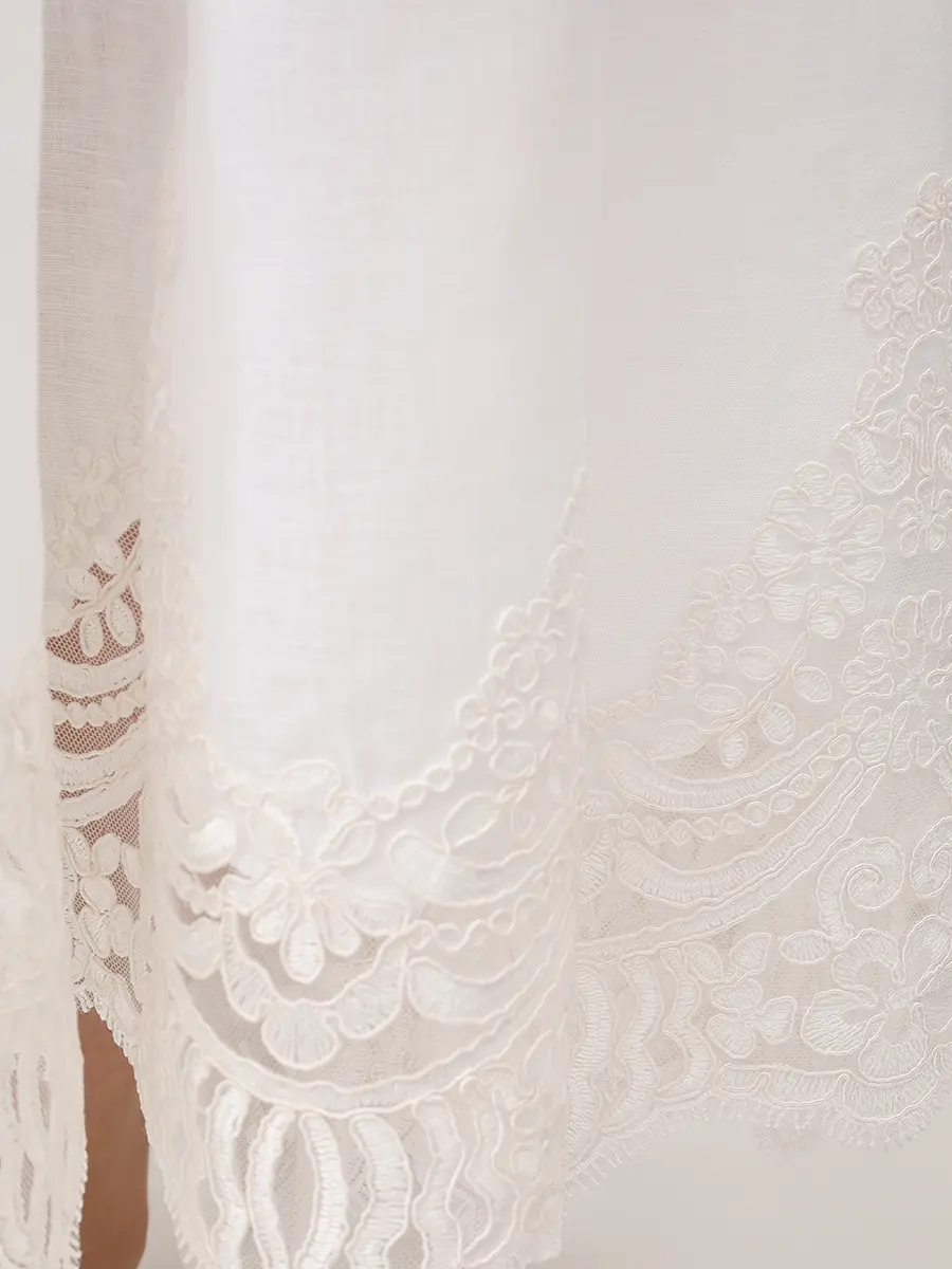 Юбка льняная