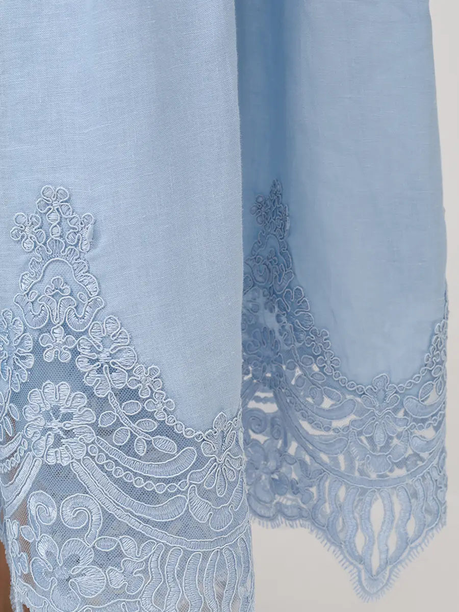 Юбка льняная