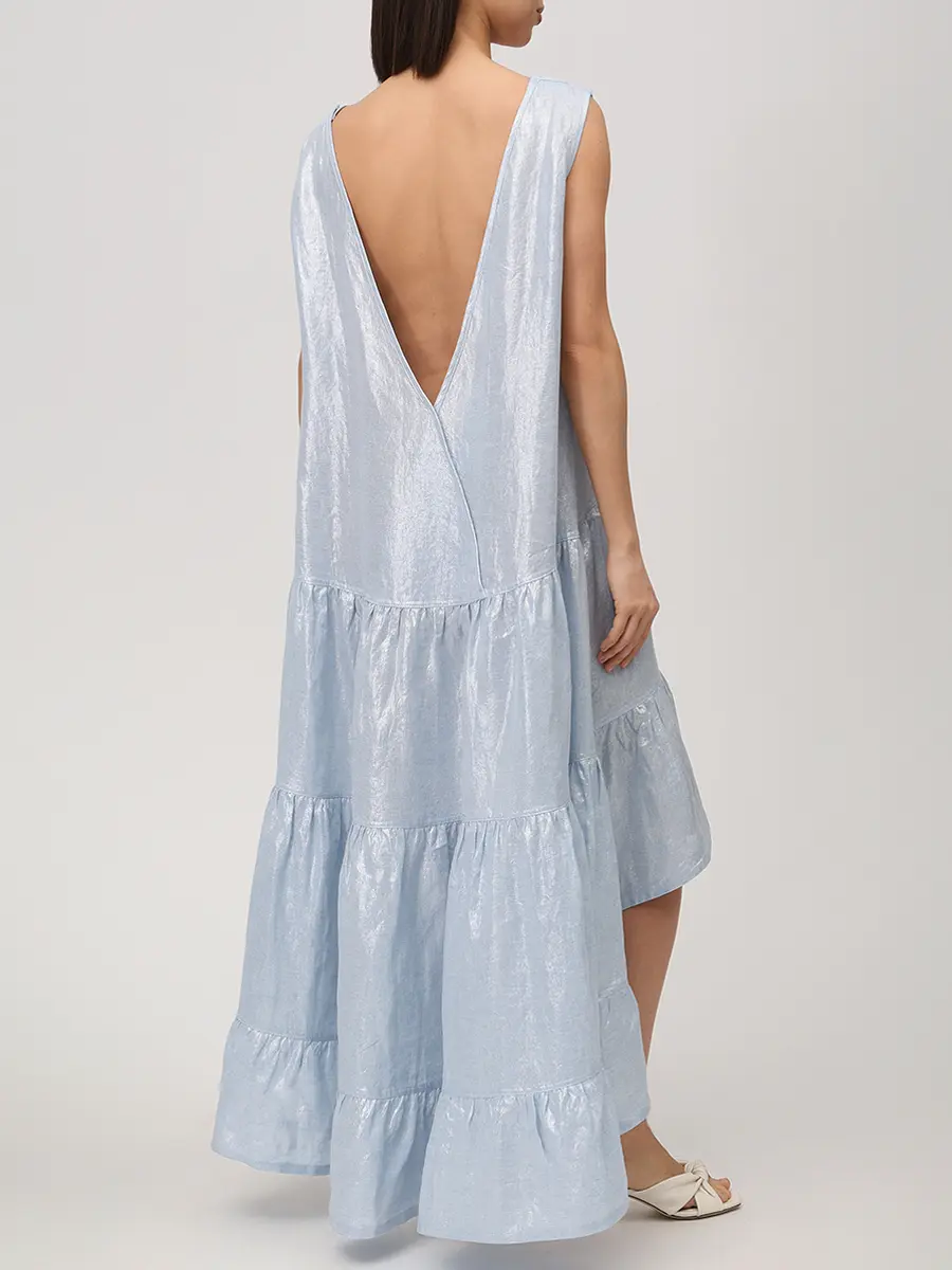 Платье льняное