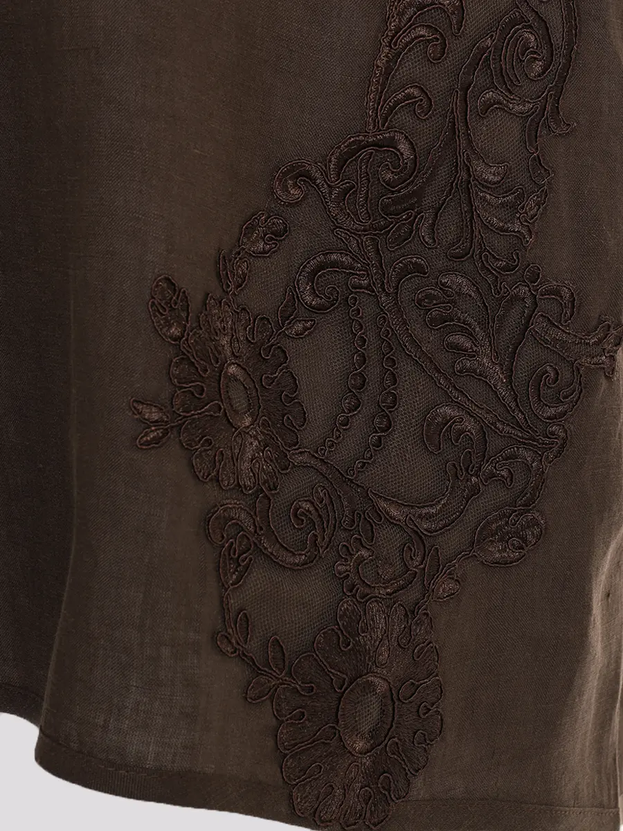 Топ льняной