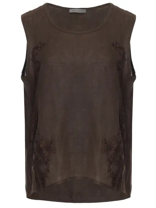 Топ льняной MAURIZIO