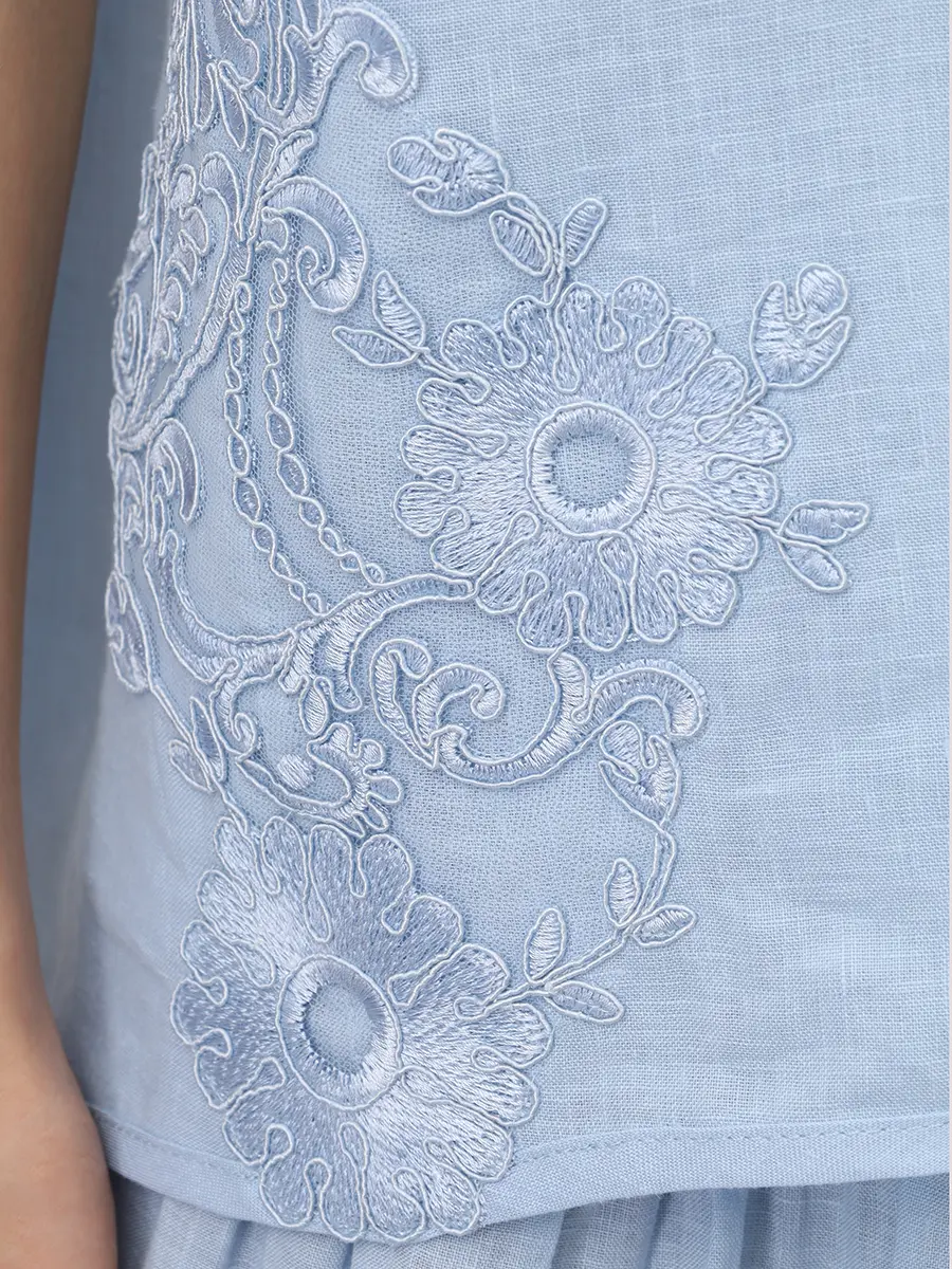 Топ льняной