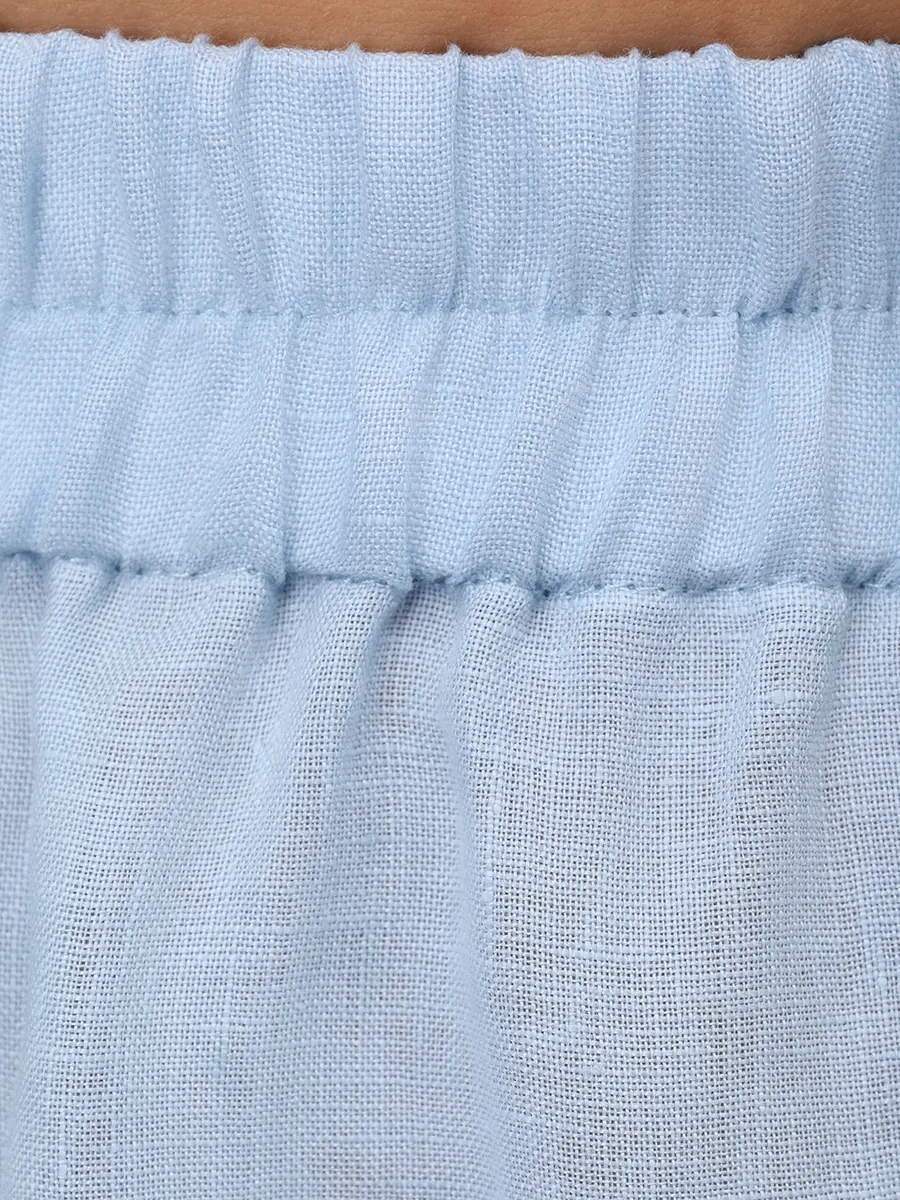 Брюки льняные