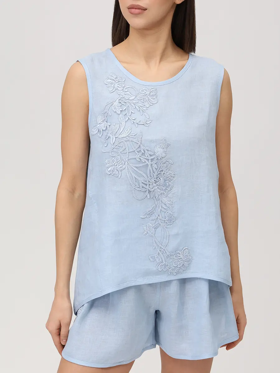 Топ льняной