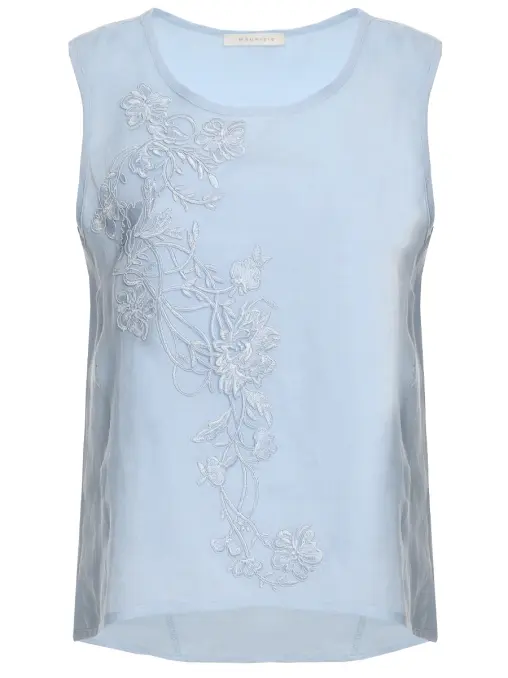 Топ льняной MAURIZIO