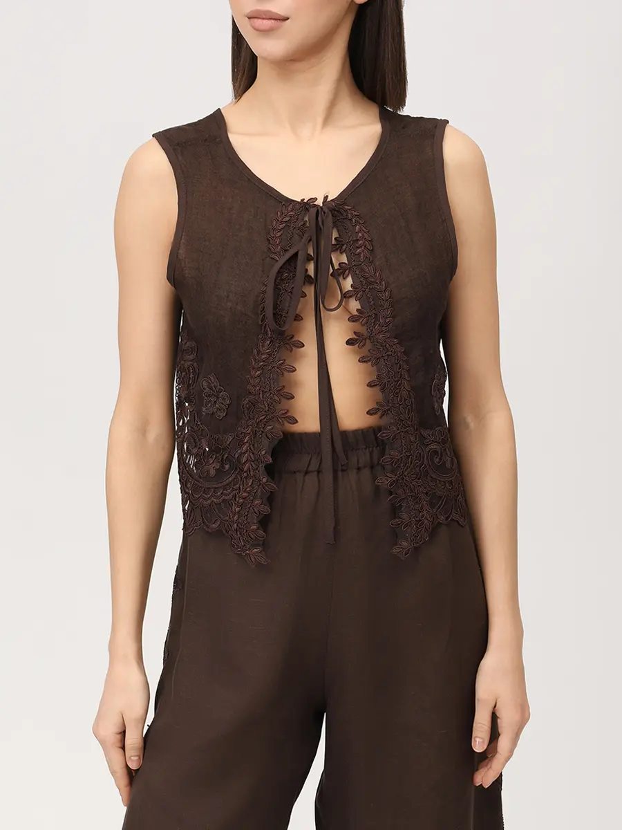 Топ льняной