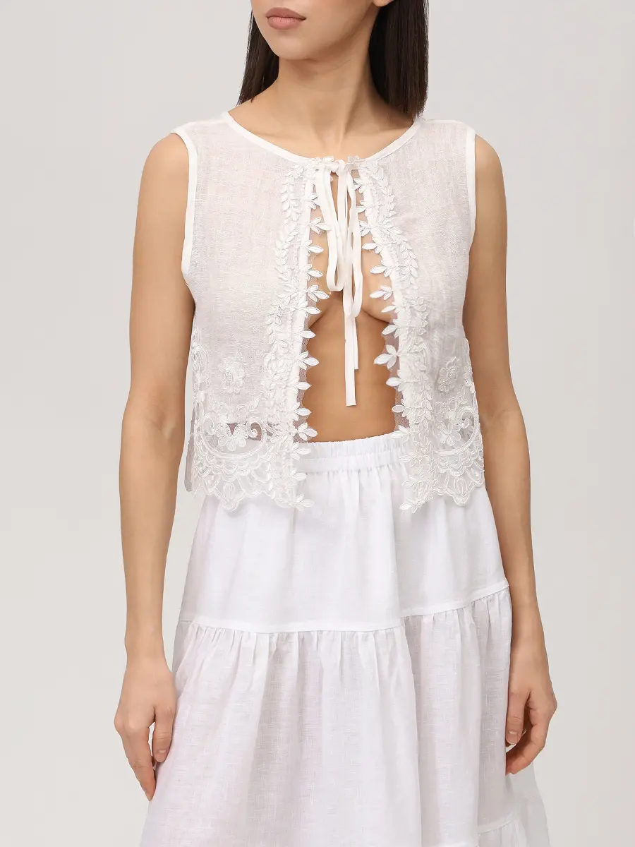 Топ льняной