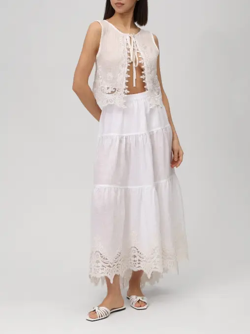 Топ льняной MAURIZIO