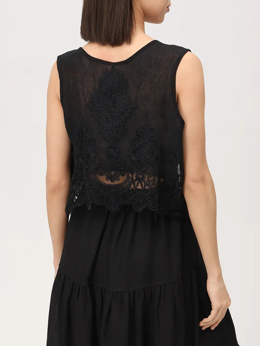 Топ льняной