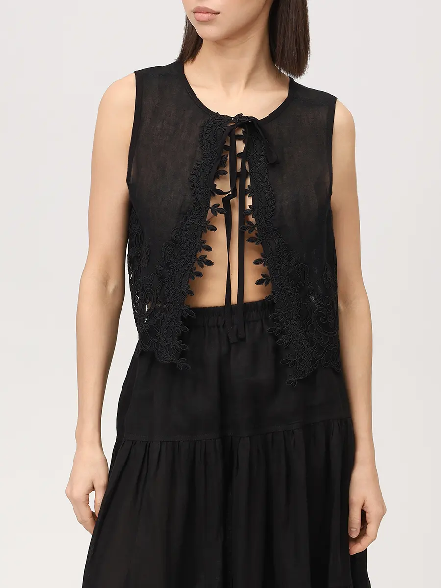 Топ льняной