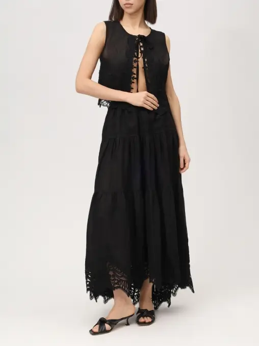 Топ льняной MAURIZIO