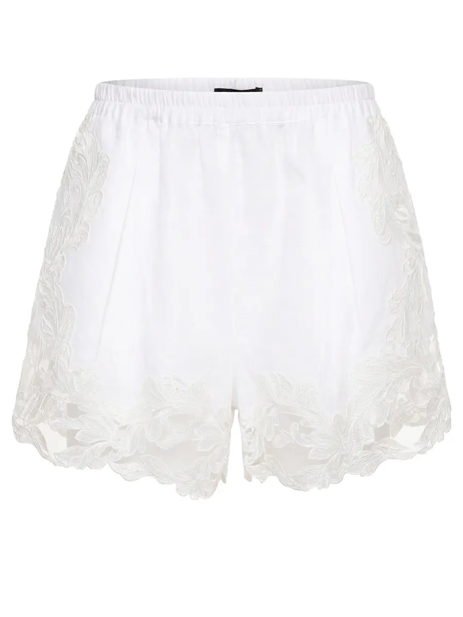 Шорты льняные