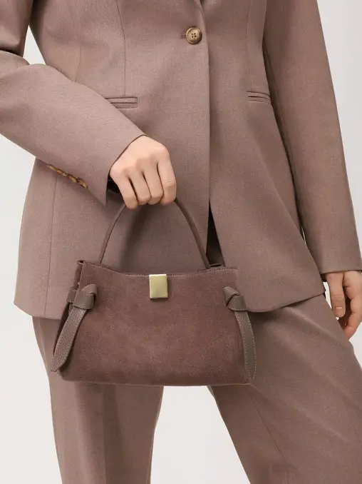 Сумка замшевая Gyoza YUZEFI