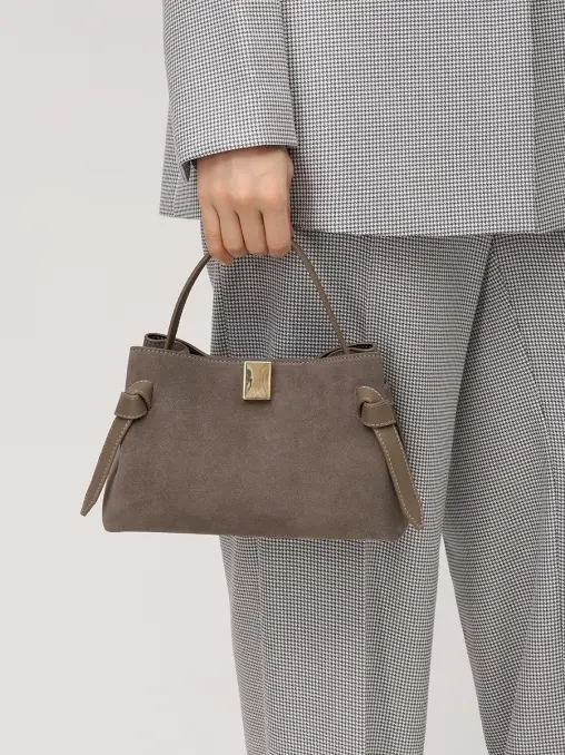 Сумка замшевая Gyoza YUZEFI