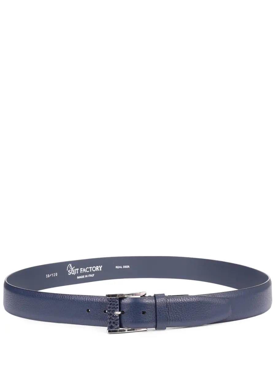 Ремень кожаный со сменными пряжками