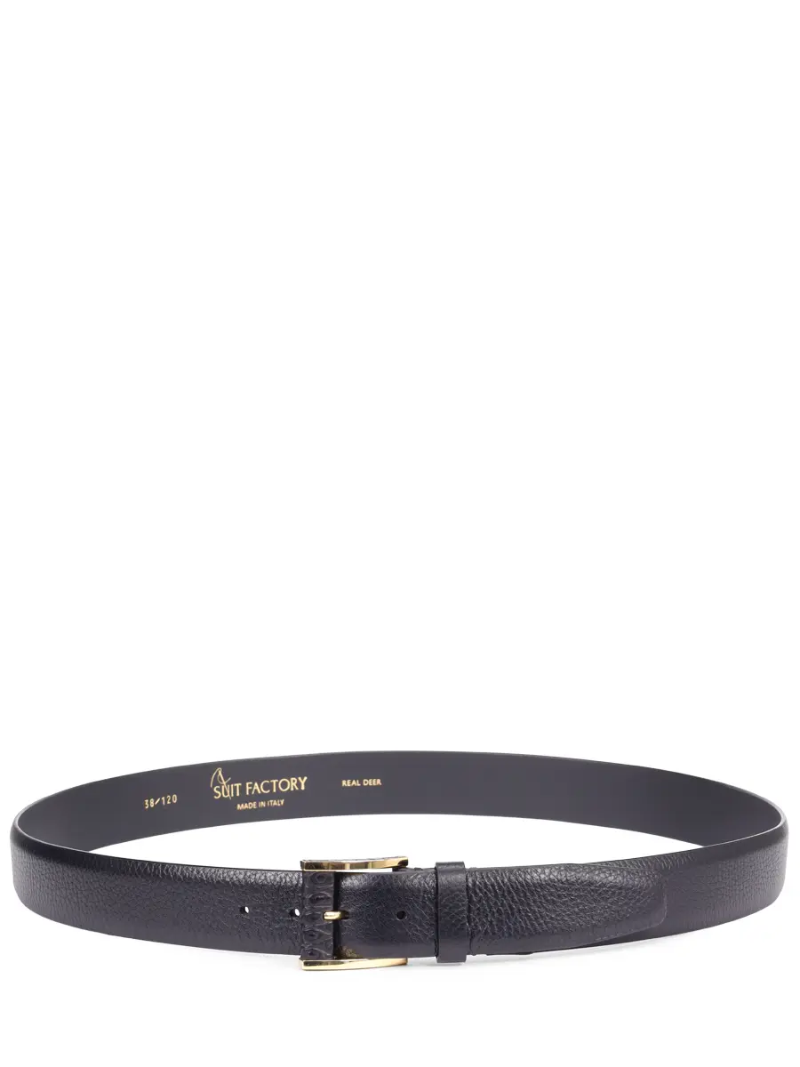 Ремень кожаный со сменными пряжками