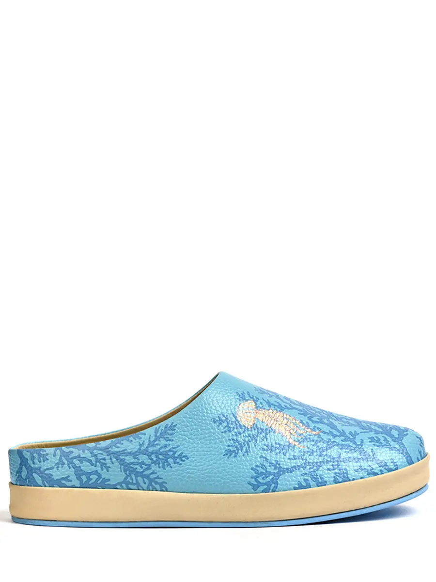 Тапочки кожаные