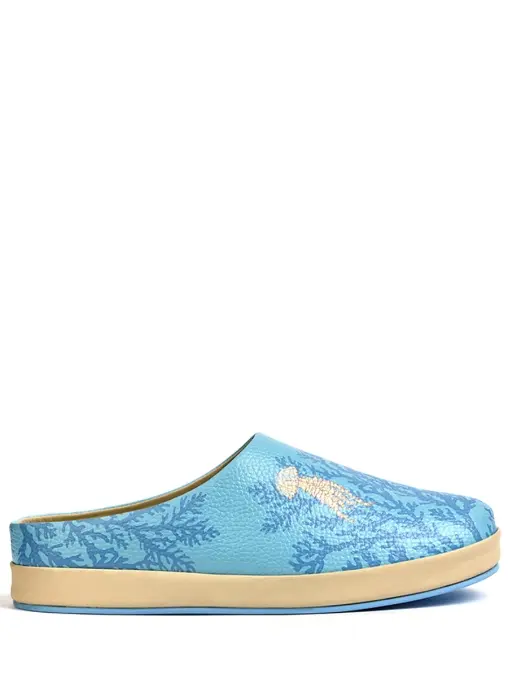 Тапочки кожаные РАЗГУЛЯЕВ-БЛАГОНРАВОВА