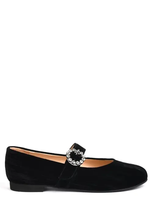 Балетки Мэри Джейн бархатные РАЗГУЛЯЕВ-БЛАГОНРАВОВА