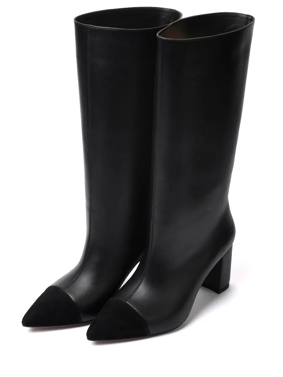 Сапоги кожаные