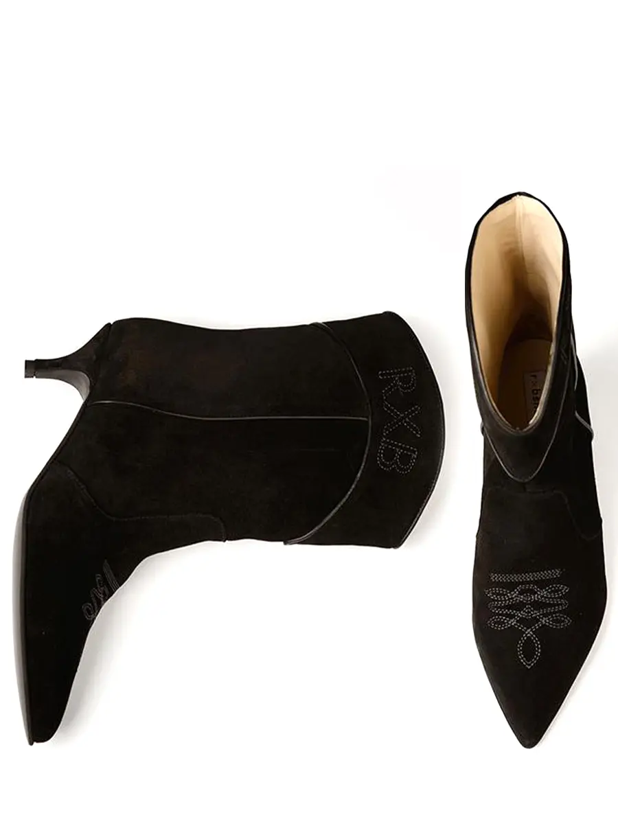 Ботильоны замшевые