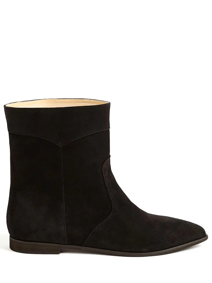 Ботильоны замшевые