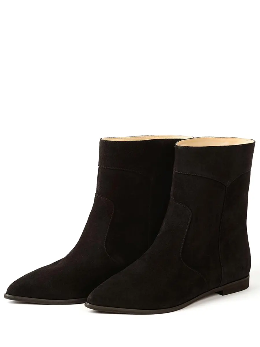 Ботильоны замшевые