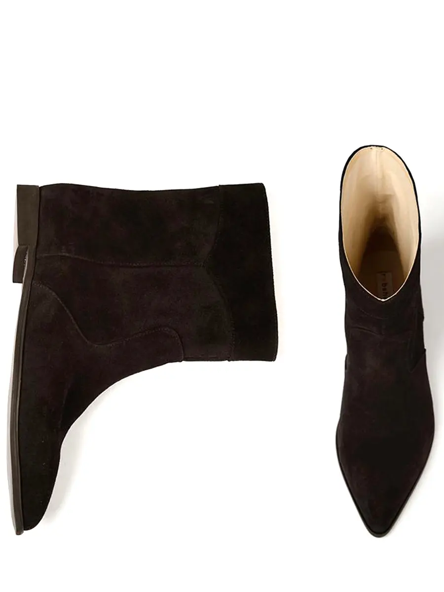 Ботильоны замшевые