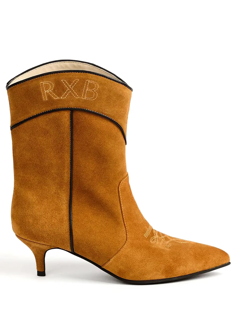 Ботильоны замшевые