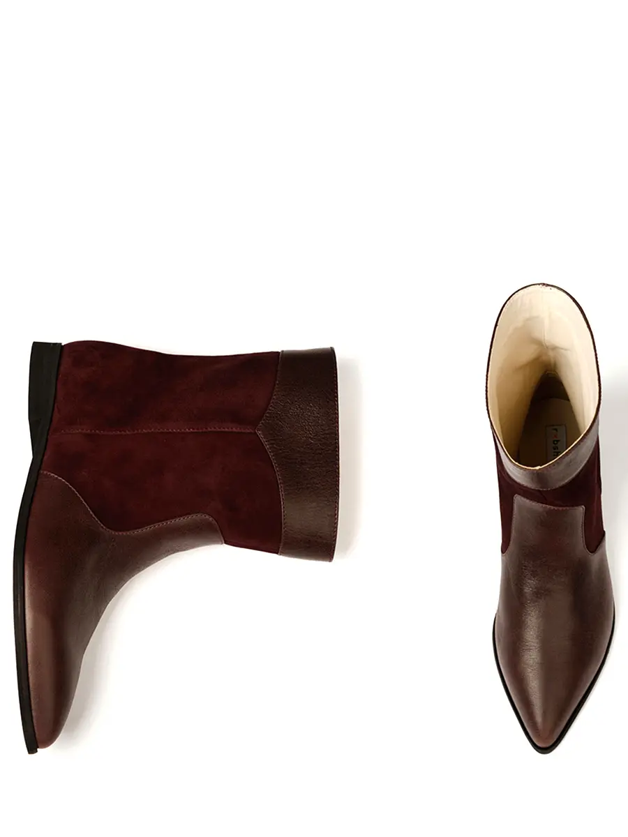 Ботильоны комбинированные