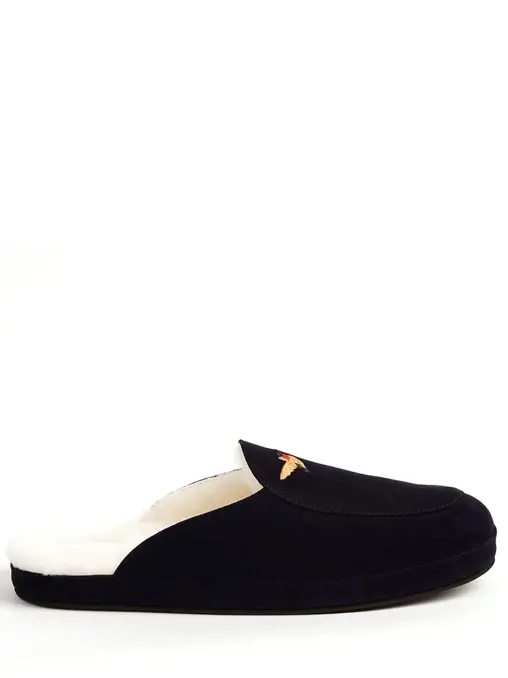 Тапочки замшевые РАЗГУЛЯЕВ-БЛАГОНРАВОВА