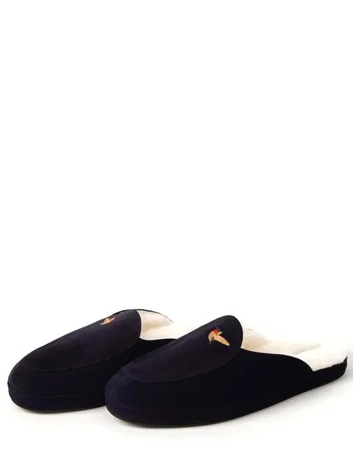 Тапочки замшевые РАЗГУЛЯЕВ-БЛАГОНРАВОВА