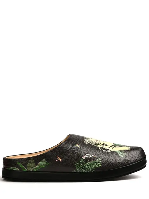 Тапочки кожаные РАЗГУЛЯЕВ-БЛАГОНРАВОВА