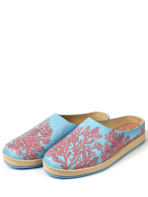 Тапочки кожаные РАЗГУЛЯЕВ-БЛАГОНРАВОВА