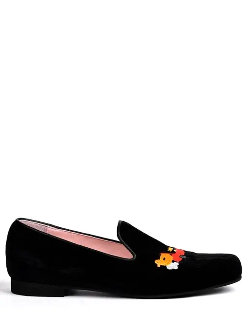 Слиперы бархатные РАЗГУЛЯЕВ-БЛАГОНРАВОВА