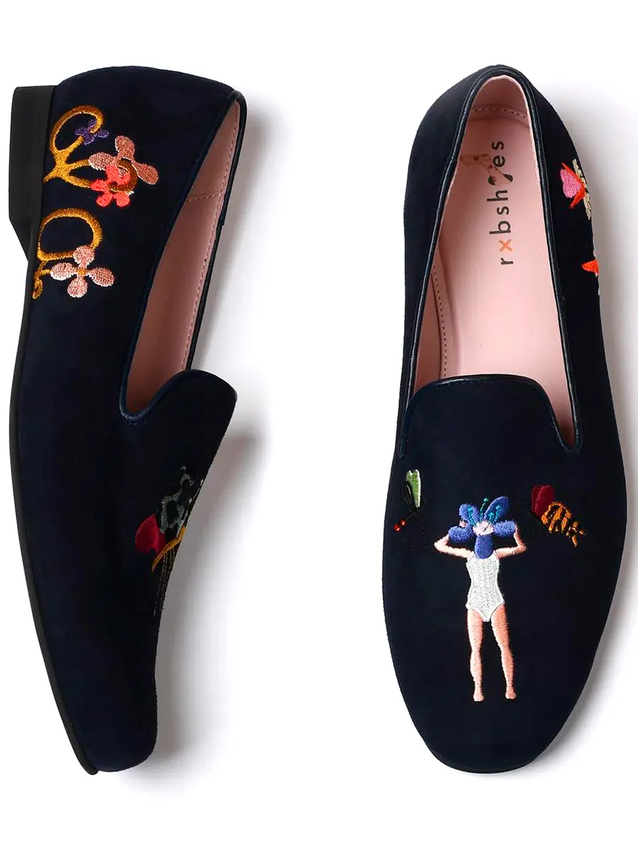 Слиперы бархатные