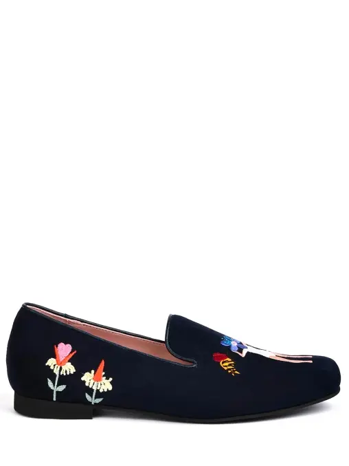 Слиперы бархатные РАЗГУЛЯЕВ-БЛАГОНРАВОВА