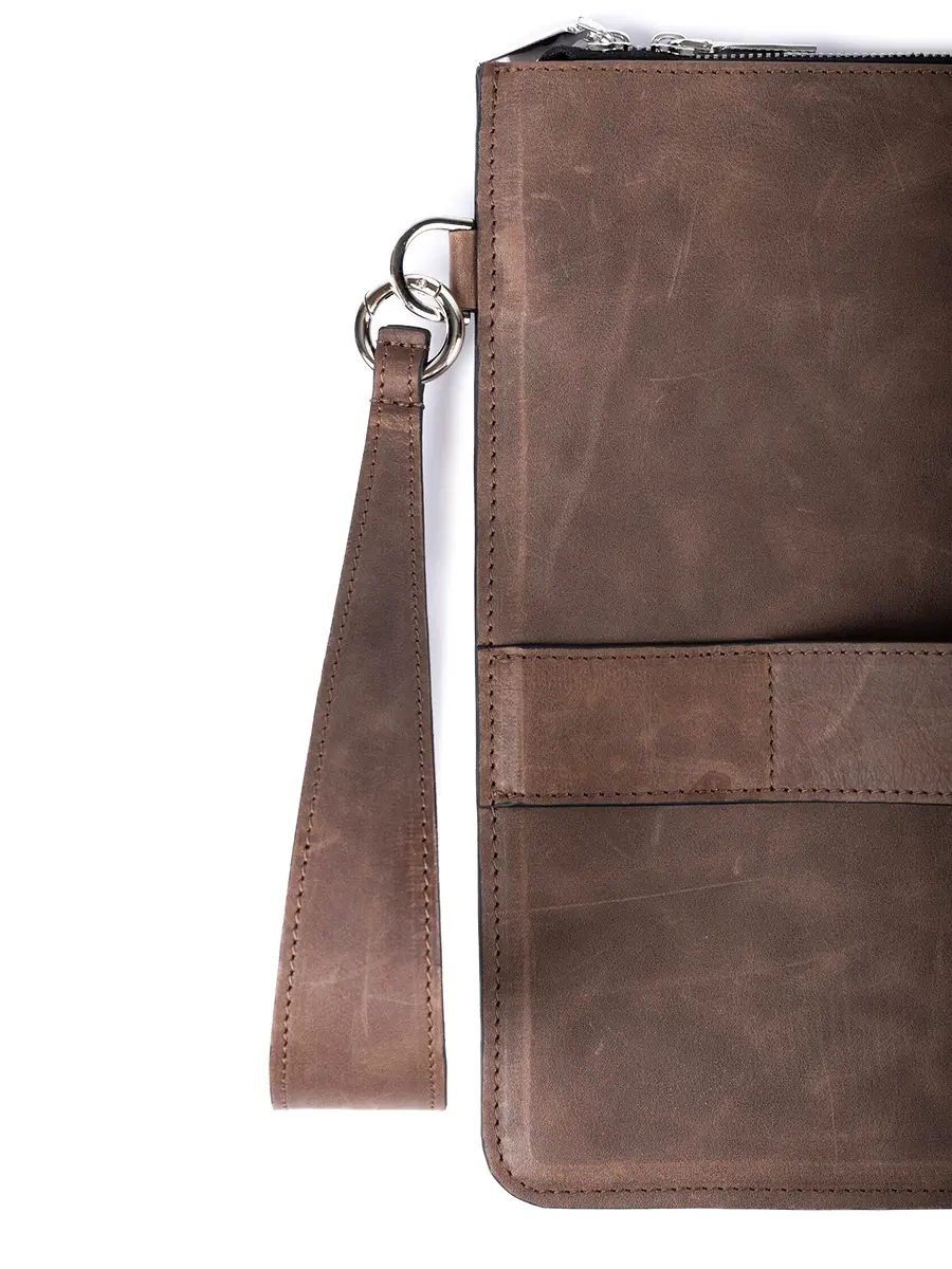 Клатч-планшет кожаный