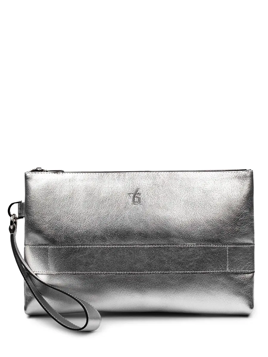 Клатч кожаный