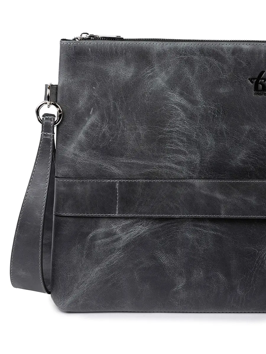 Клатч Шеддл кожаный