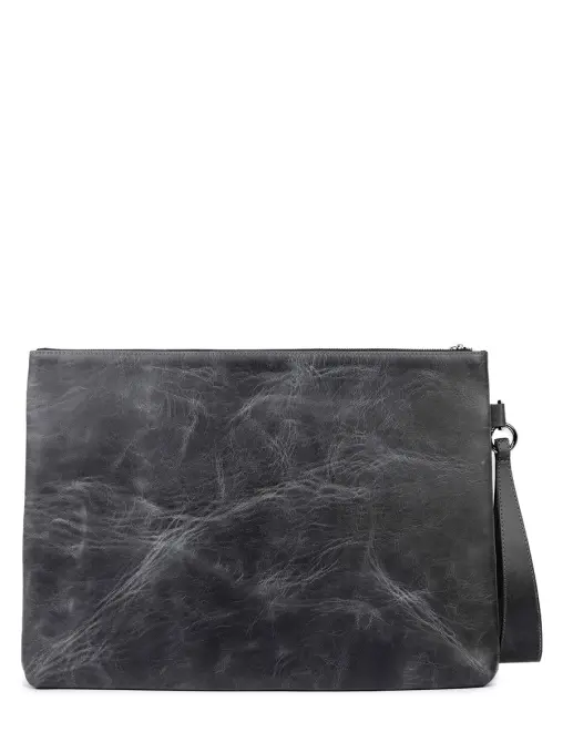 Клатч Шеддл кожаный ЗНАТЬ