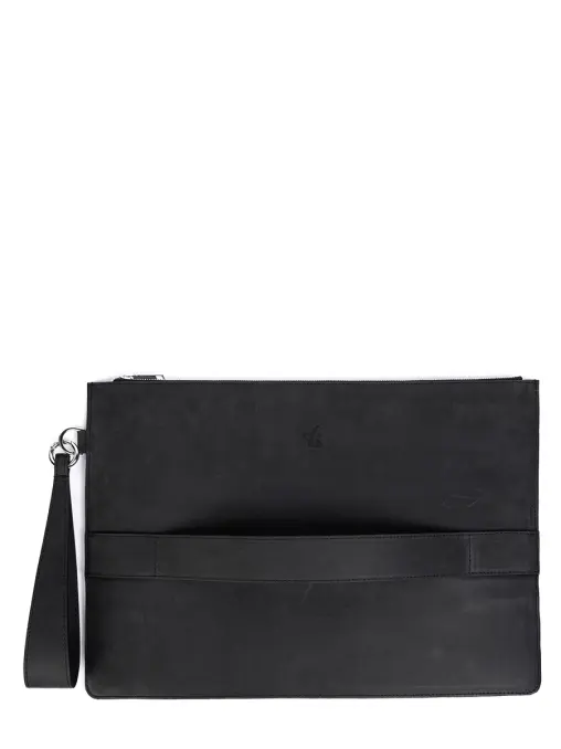 Клатч-планшет кожаный ЗНАТЬ