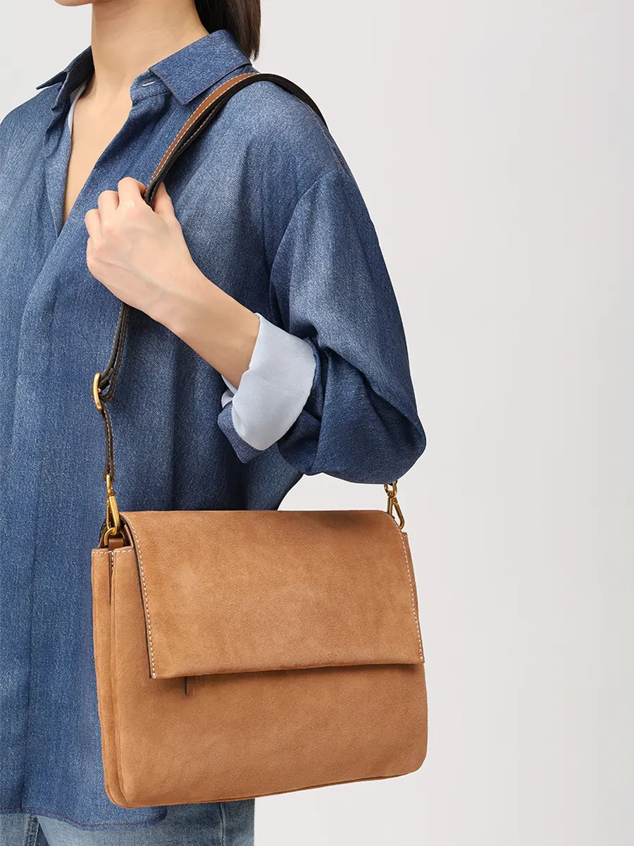 Сумка замшевая