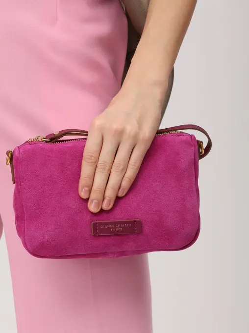 Сумка замшевая GIANNI CHIARINI