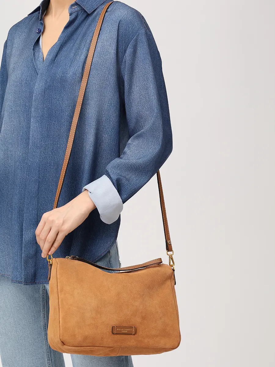 Сумка замшевая