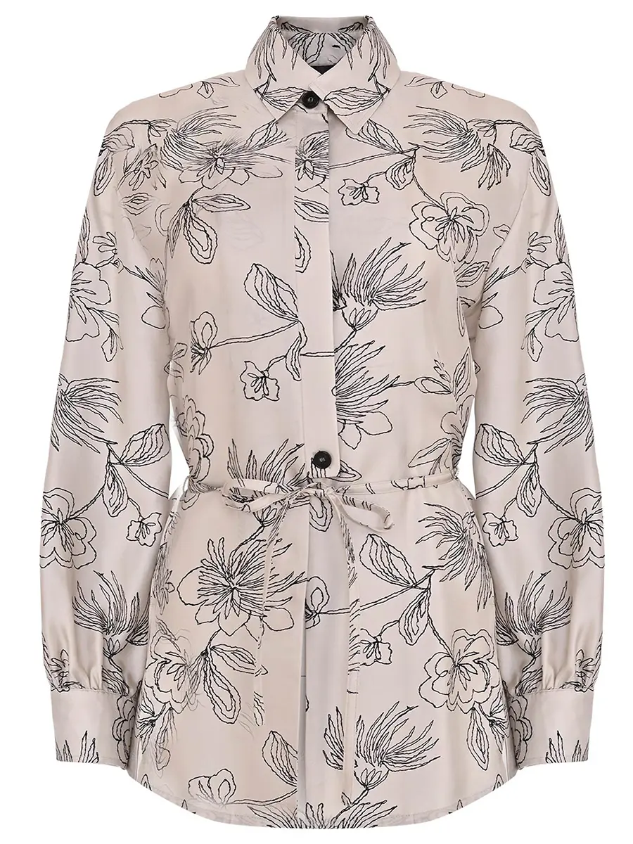 Рубашка шелковая