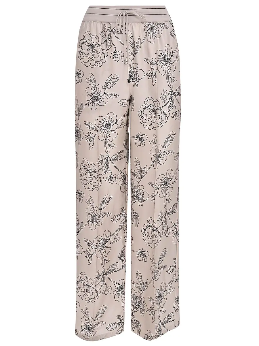 Брюки шелковые