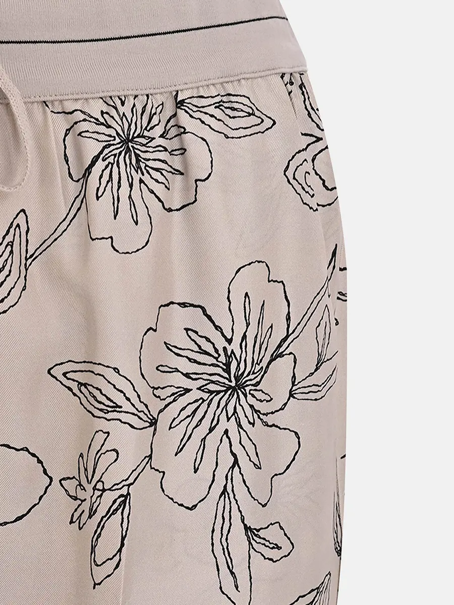 Брюки шелковые